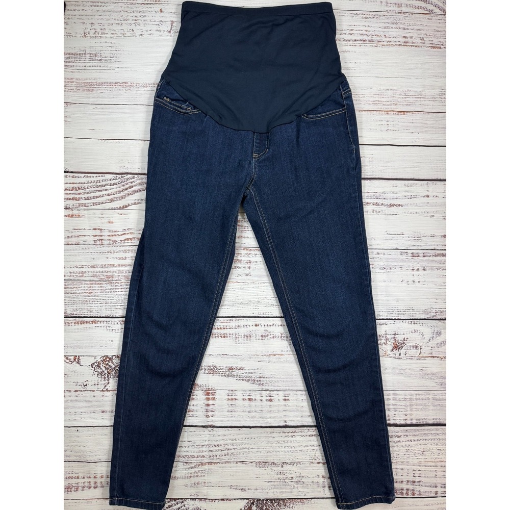 Time and Tru Maternity Jeans Women's Size Small 4-6 Dark Blue Skinny